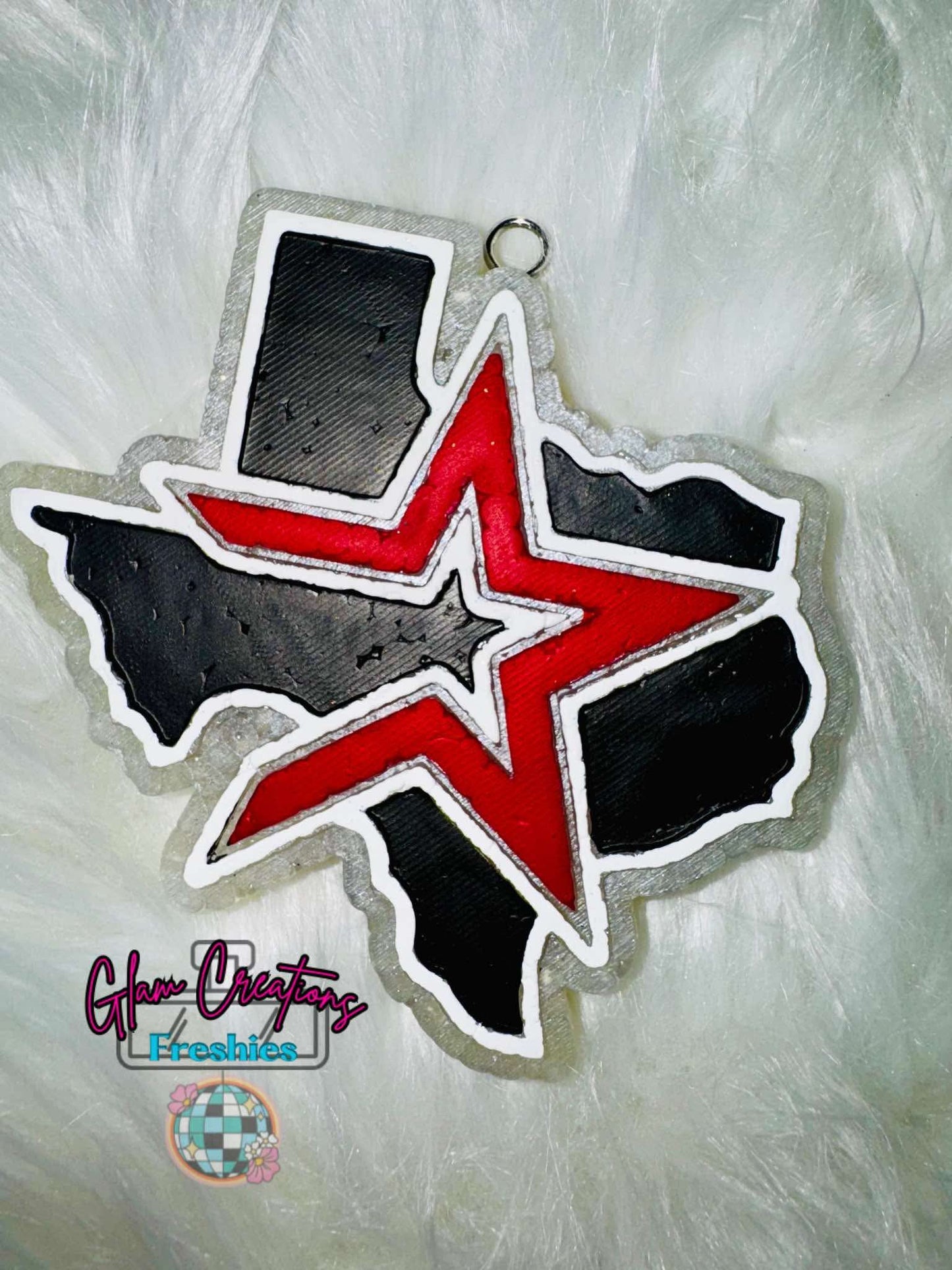 Texas with Astros Logo Freshie Mold