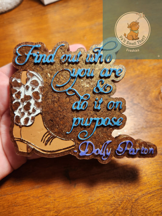 Find Out Who You Are Freshie Mold by Ashley