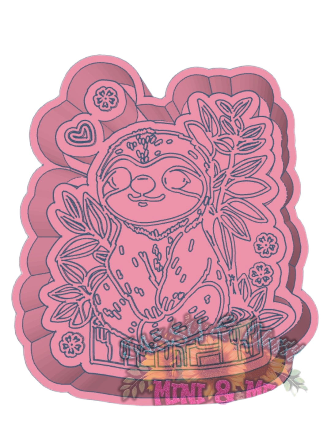 Sittin Sloth Freshie Mold HOUSING