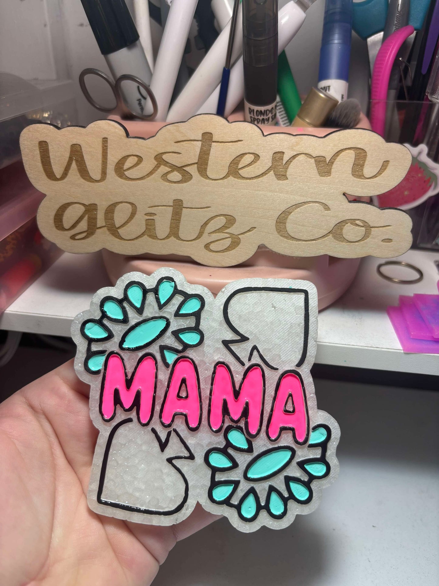 Western Mama Freshie Mold