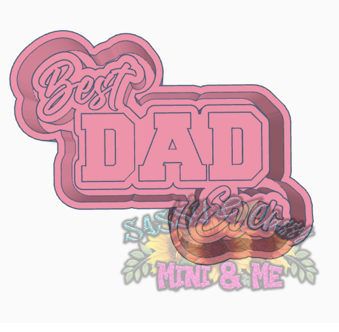 Best Dad Ever Freshie Mold HOUSING