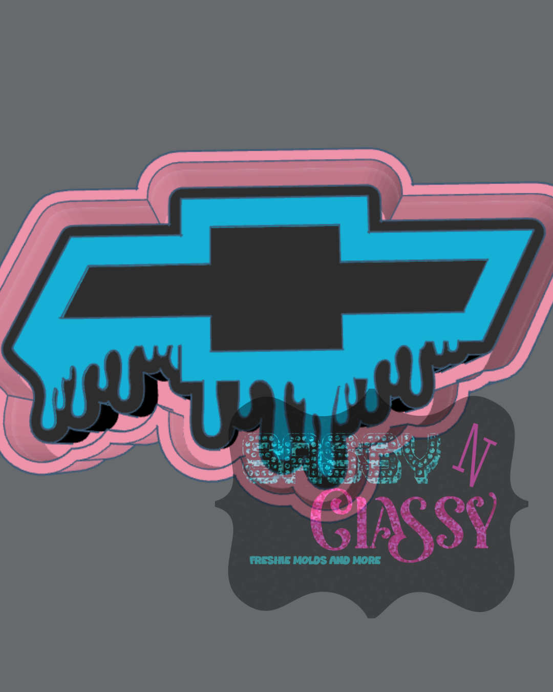 Chev Drip Freshie Mold