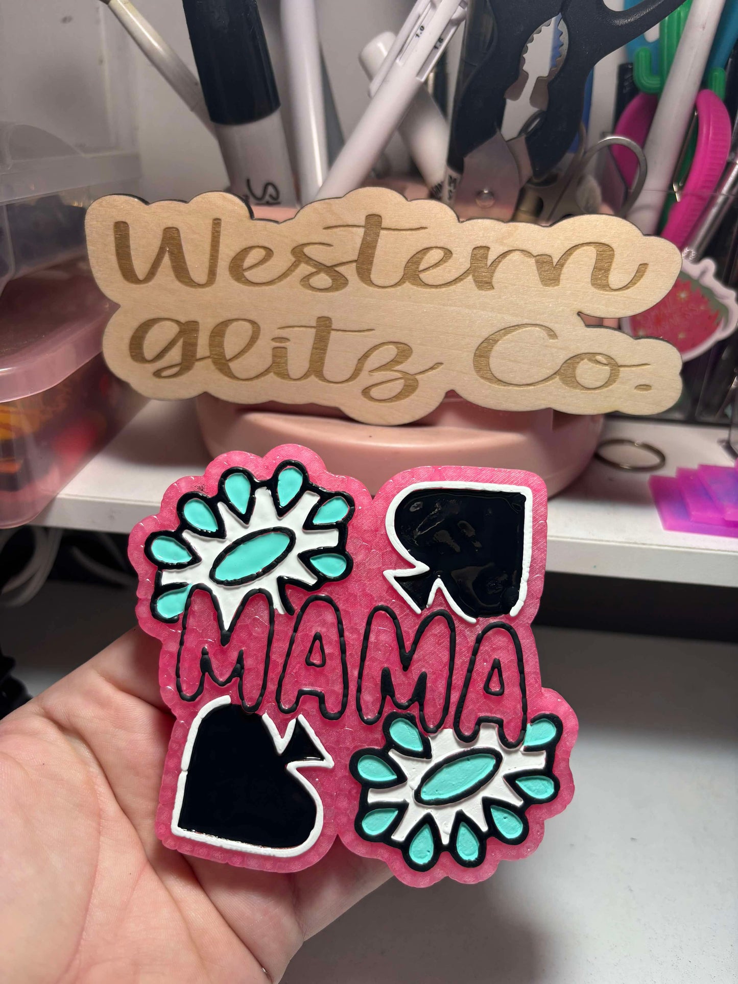 Western Mama Freshie Mold