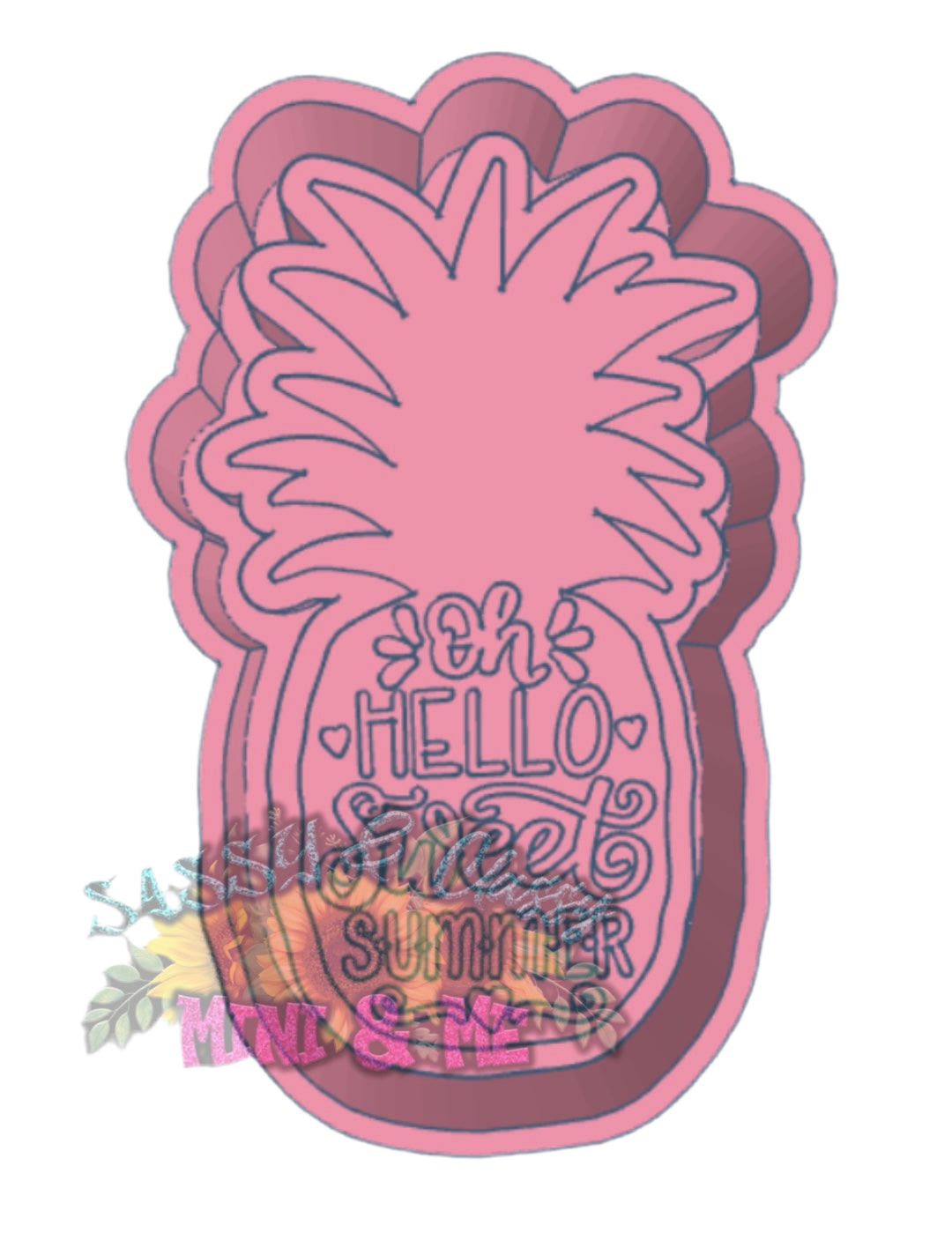 Summer Pineapple Freshie Mold HOUSING