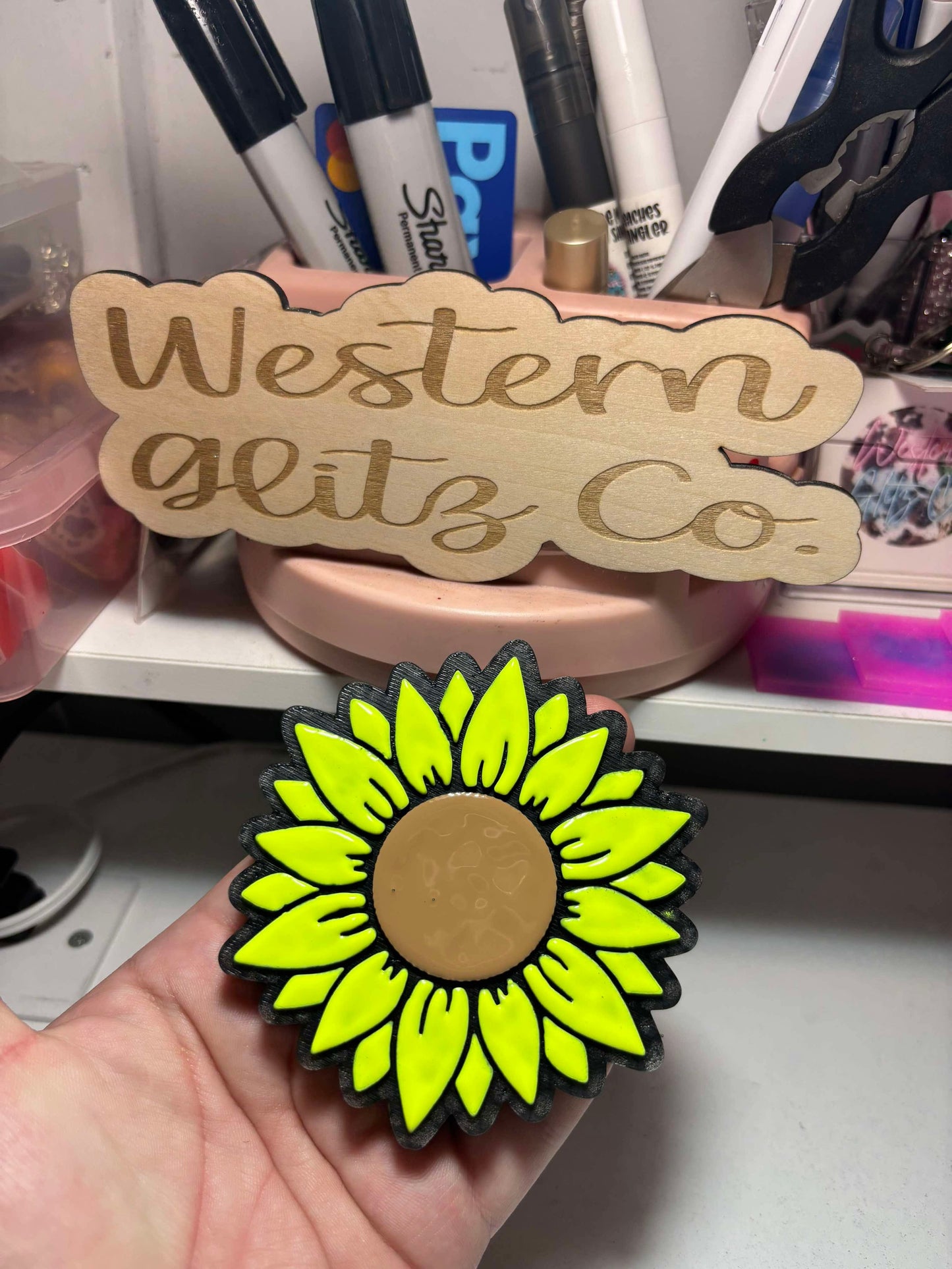 Sunflower Freshie Mold