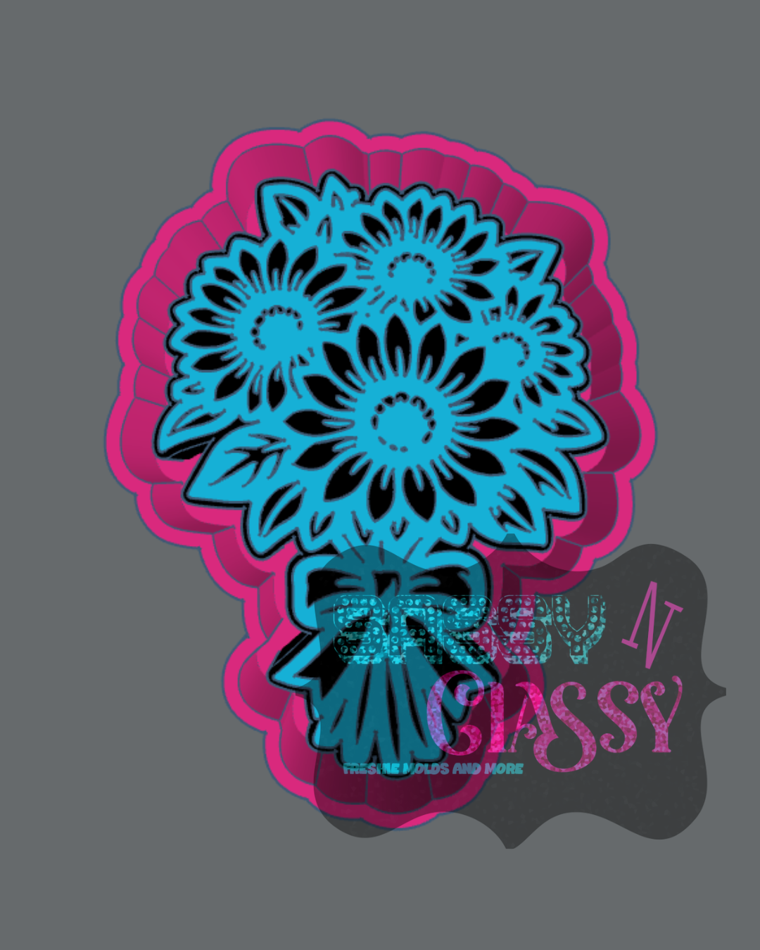 Sunflower Bundle Freshie Mold