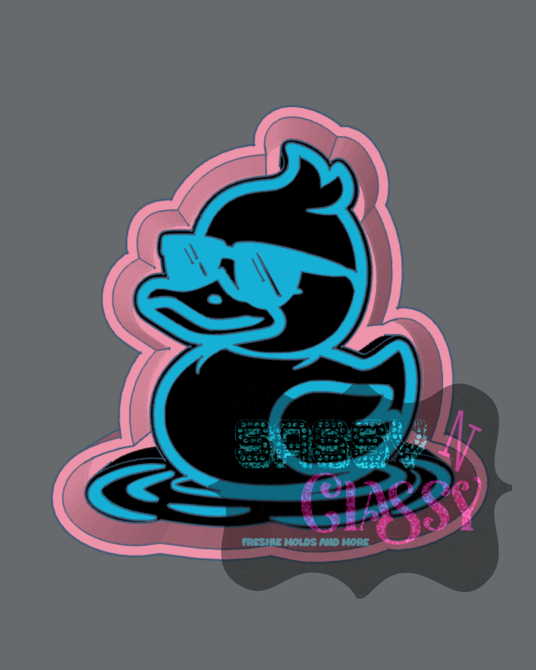 Cool Rubber Ducky Freshie Mold