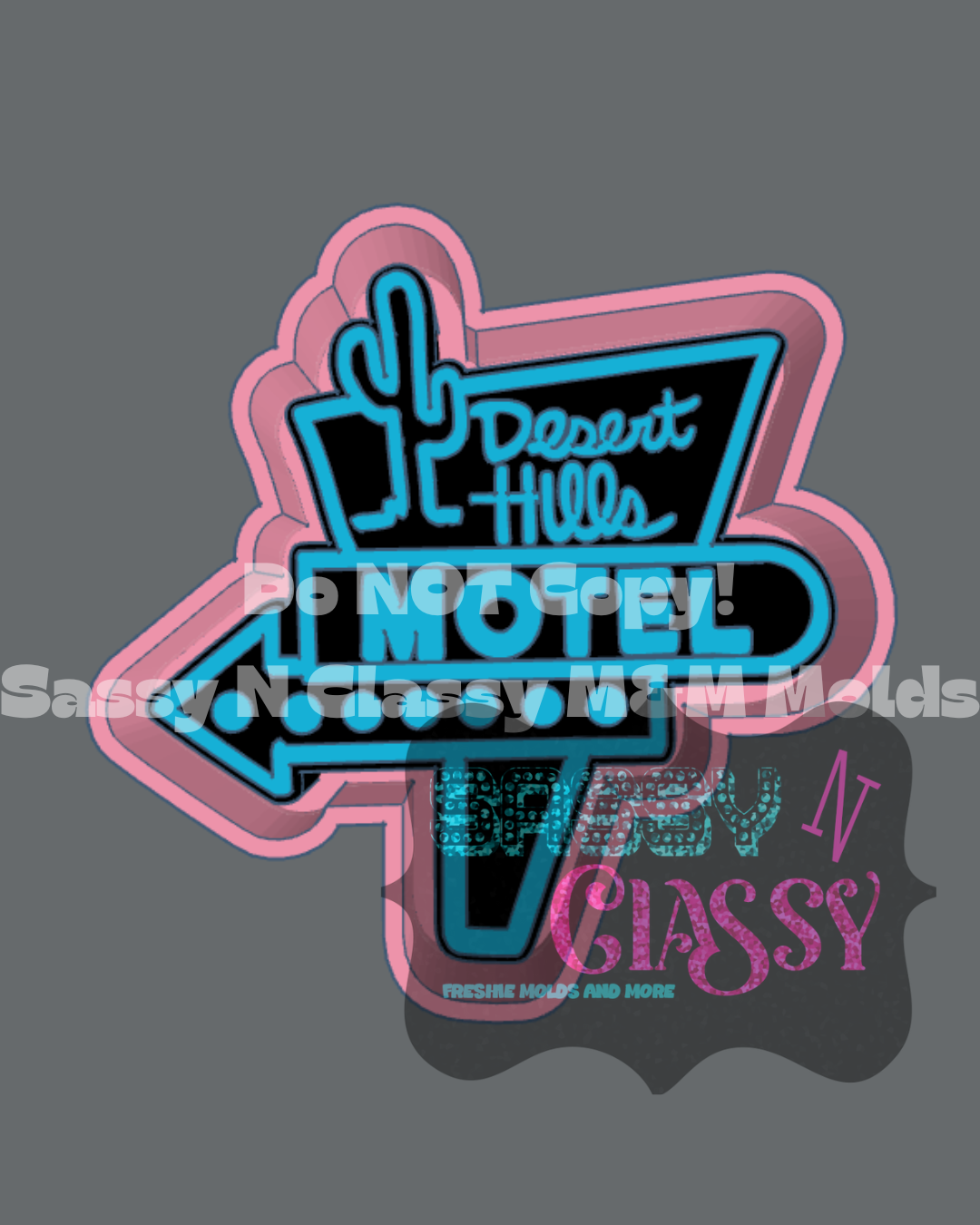 Desert Hills Motel Freshie Mold