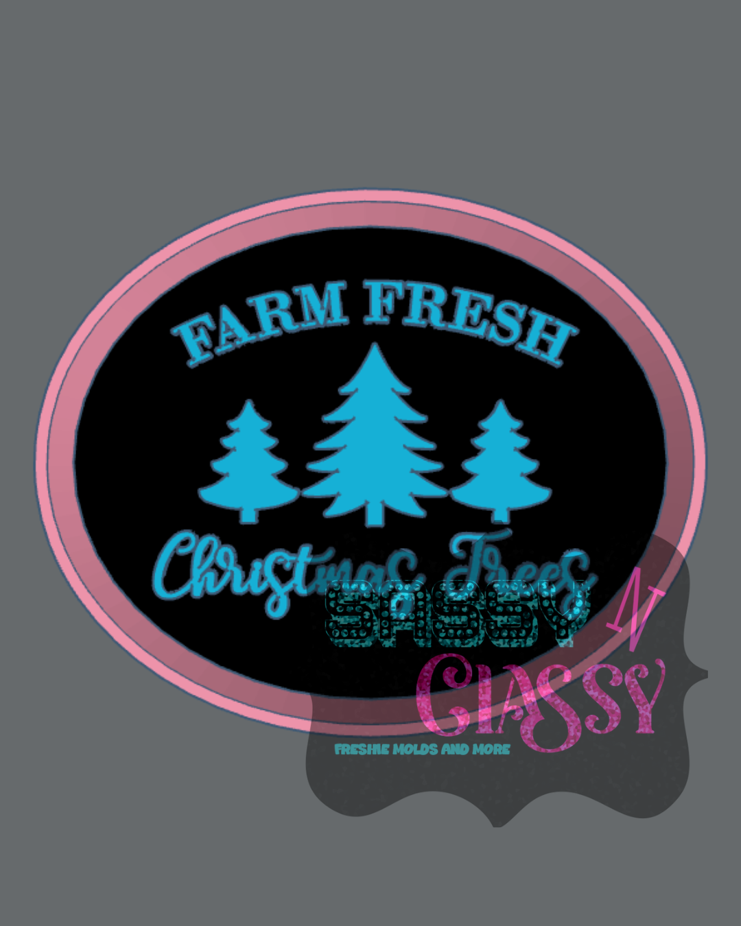 Farm Fresh Trees Freshie Mold