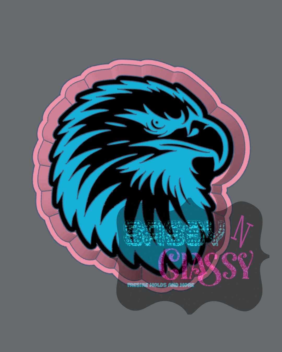 Eagle Head Freshie Mold