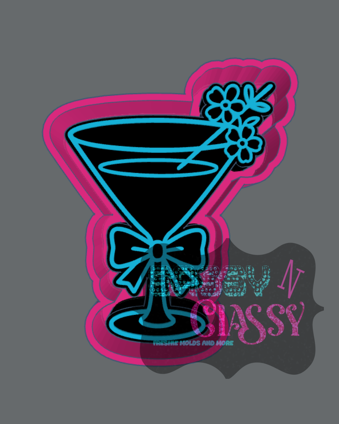 Girlie Tini Freshie Mold by Kayla