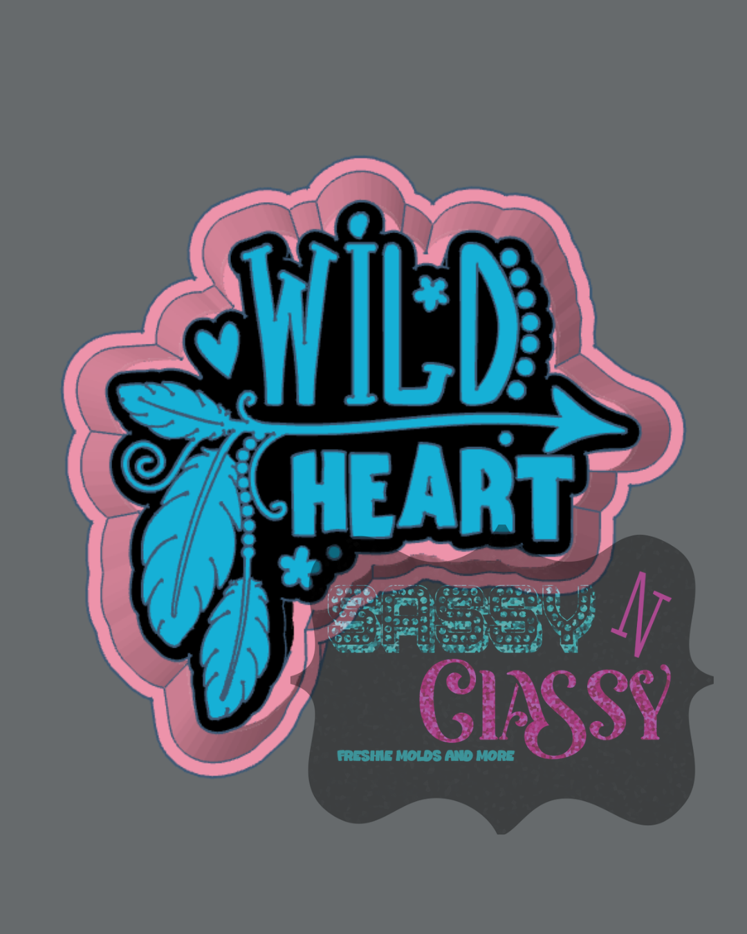 Wild Heart Freshie Mold