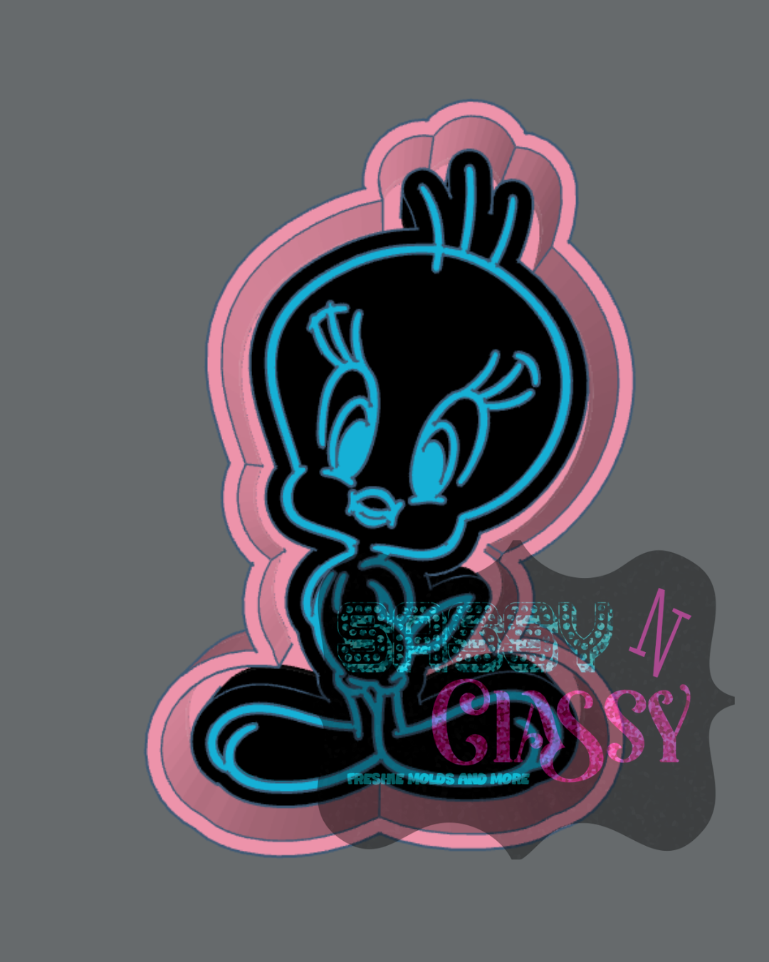 Yellow Bird Freshie Mold