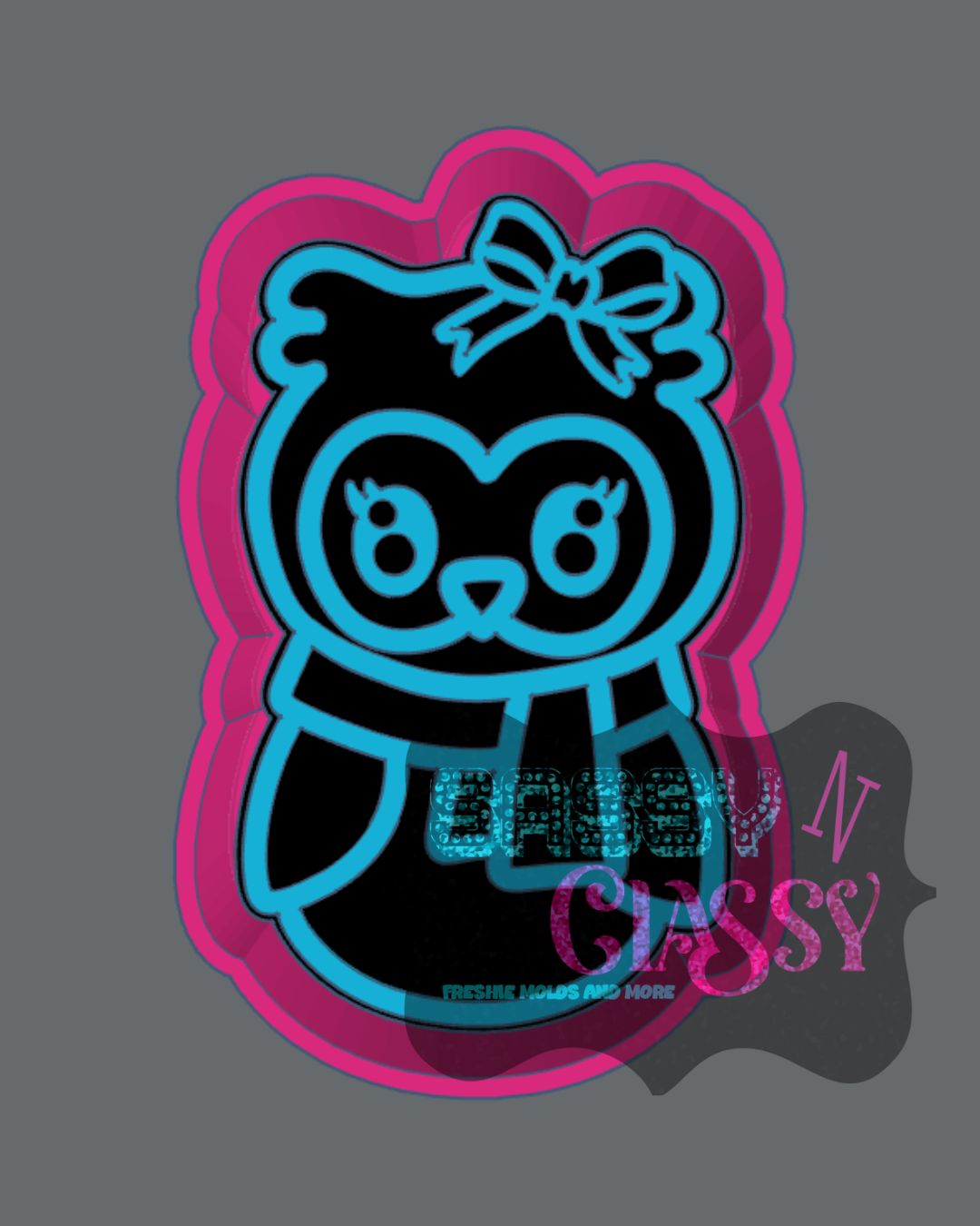 Cute Owl Freshie Mold