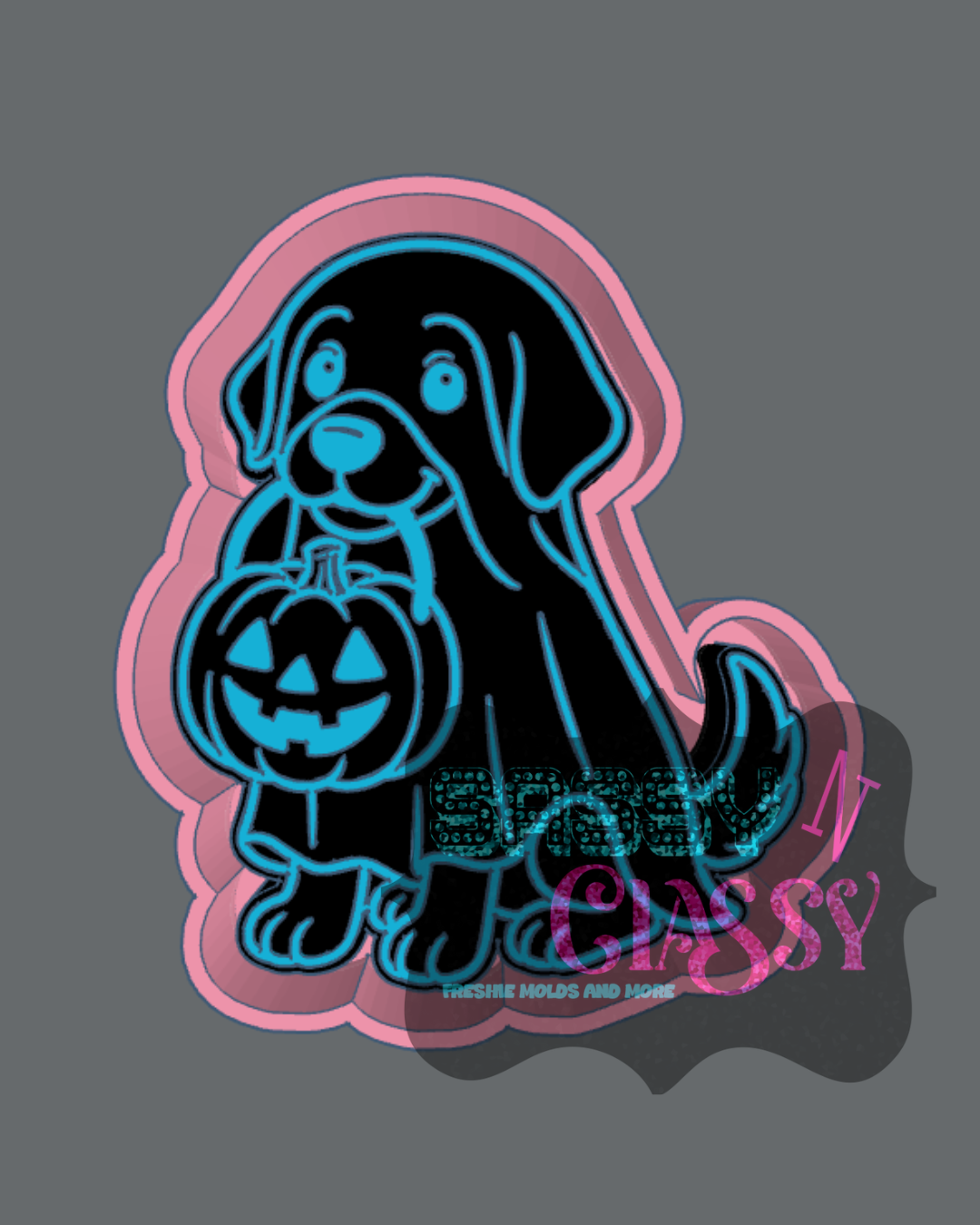 Ghost Dog Freshie Mold