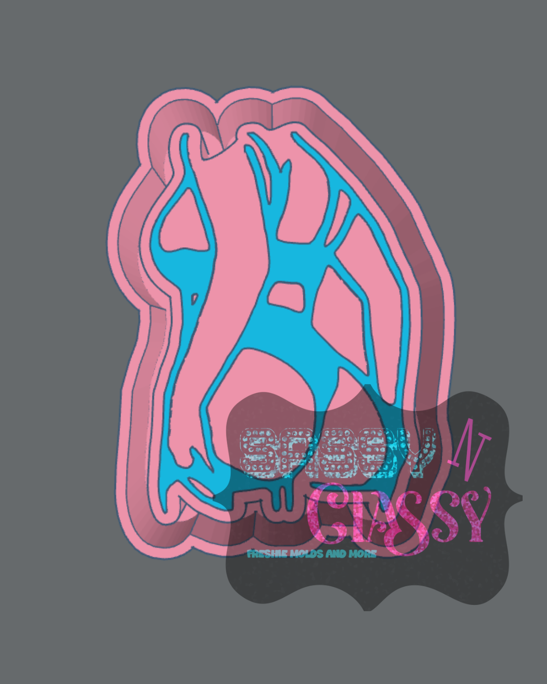 Pin Up Girl Freshie Mold