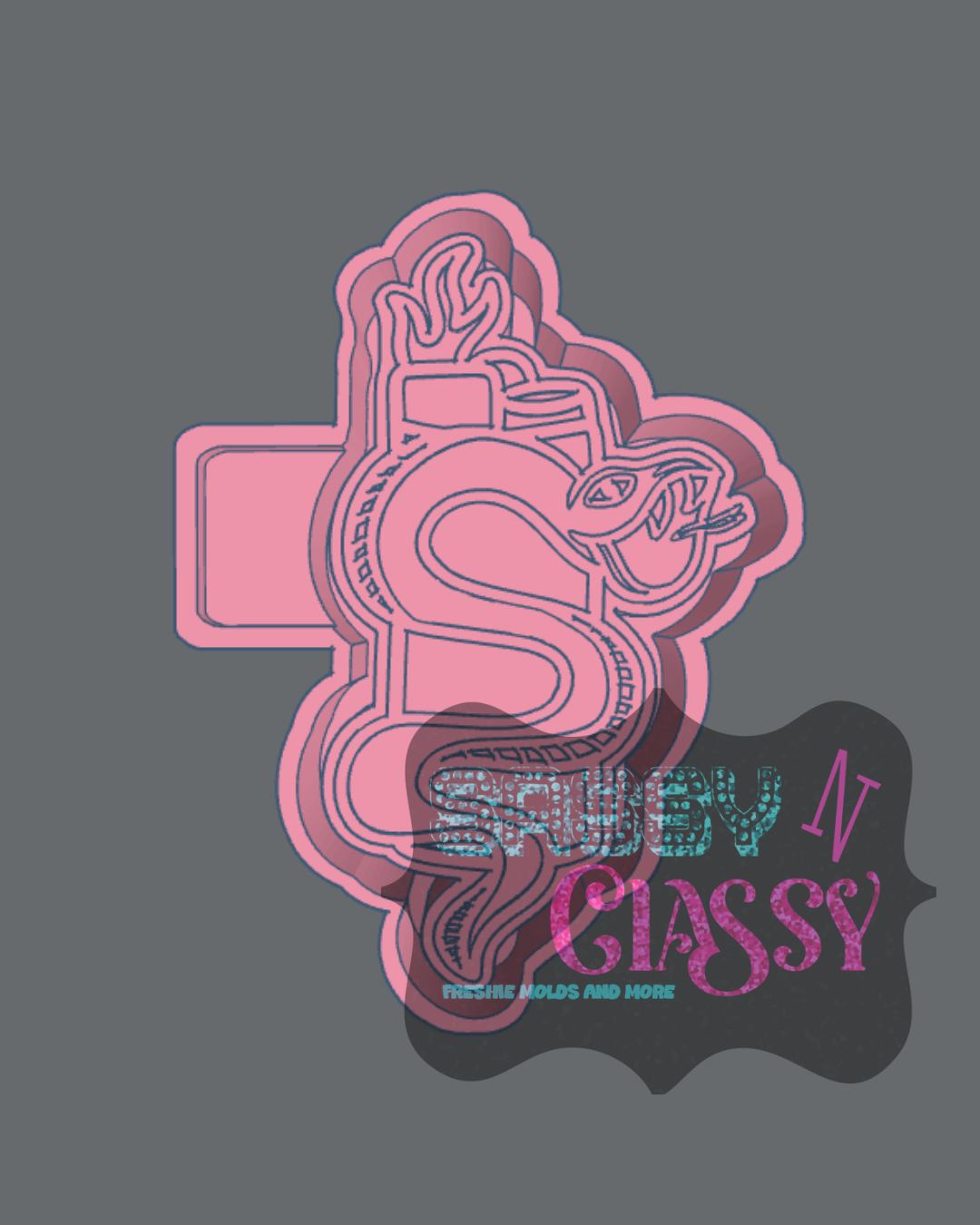 Snake Lighter Freshie Mold HOUSING