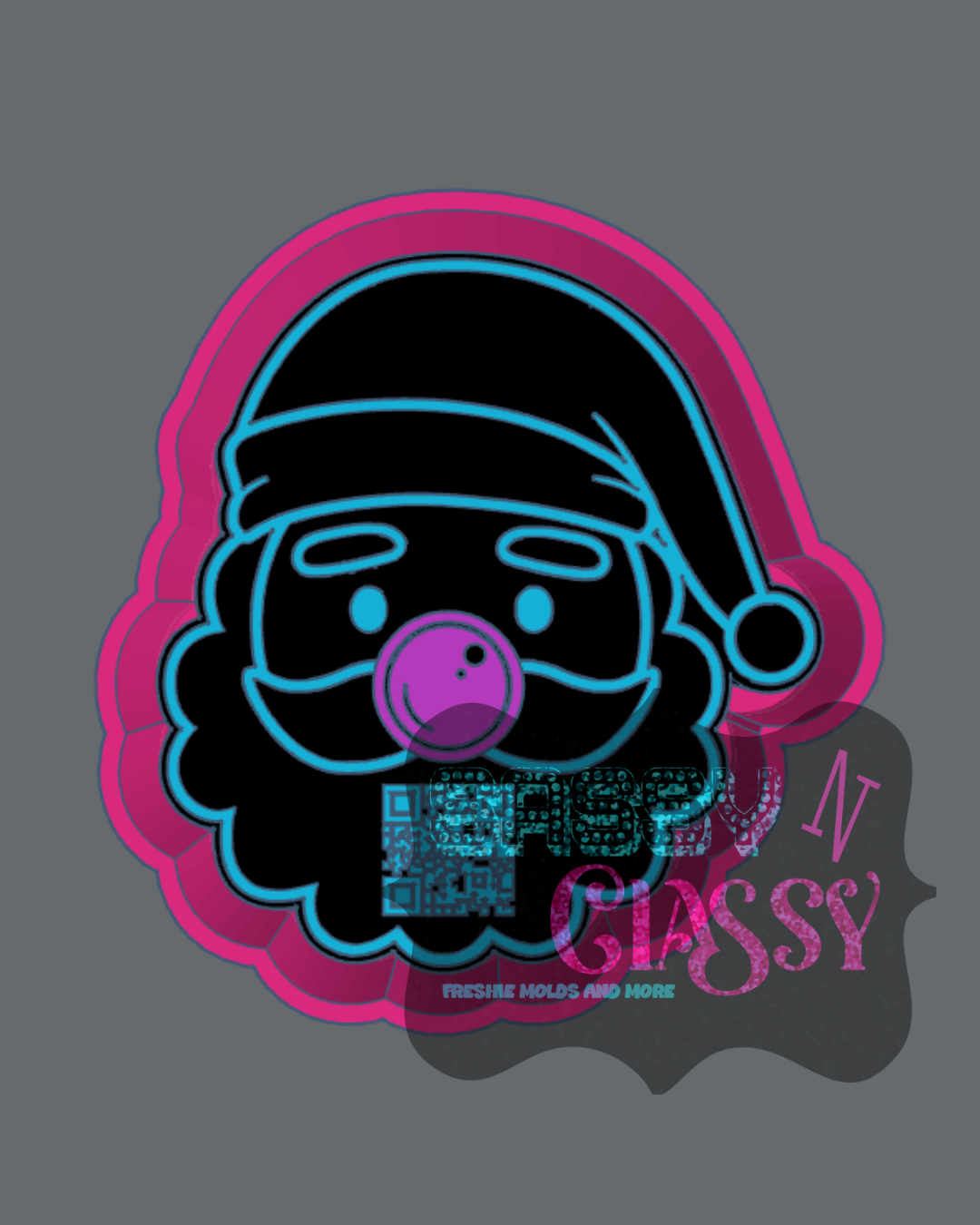 Santa Cam Freshie Mold by Danielle