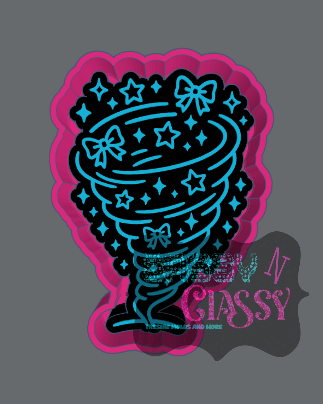 Glitter Storm Freshie Mold