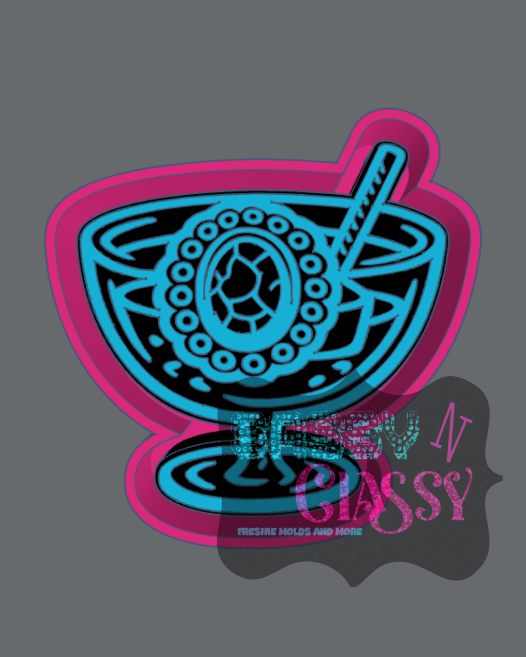 Concho Glass Freshie Mold