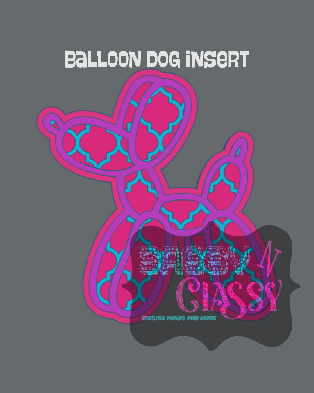Balloon Dog Insert Set