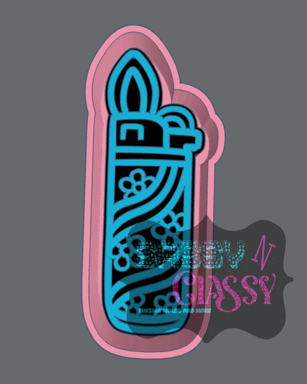 Groovy Lighter Freshie Mold