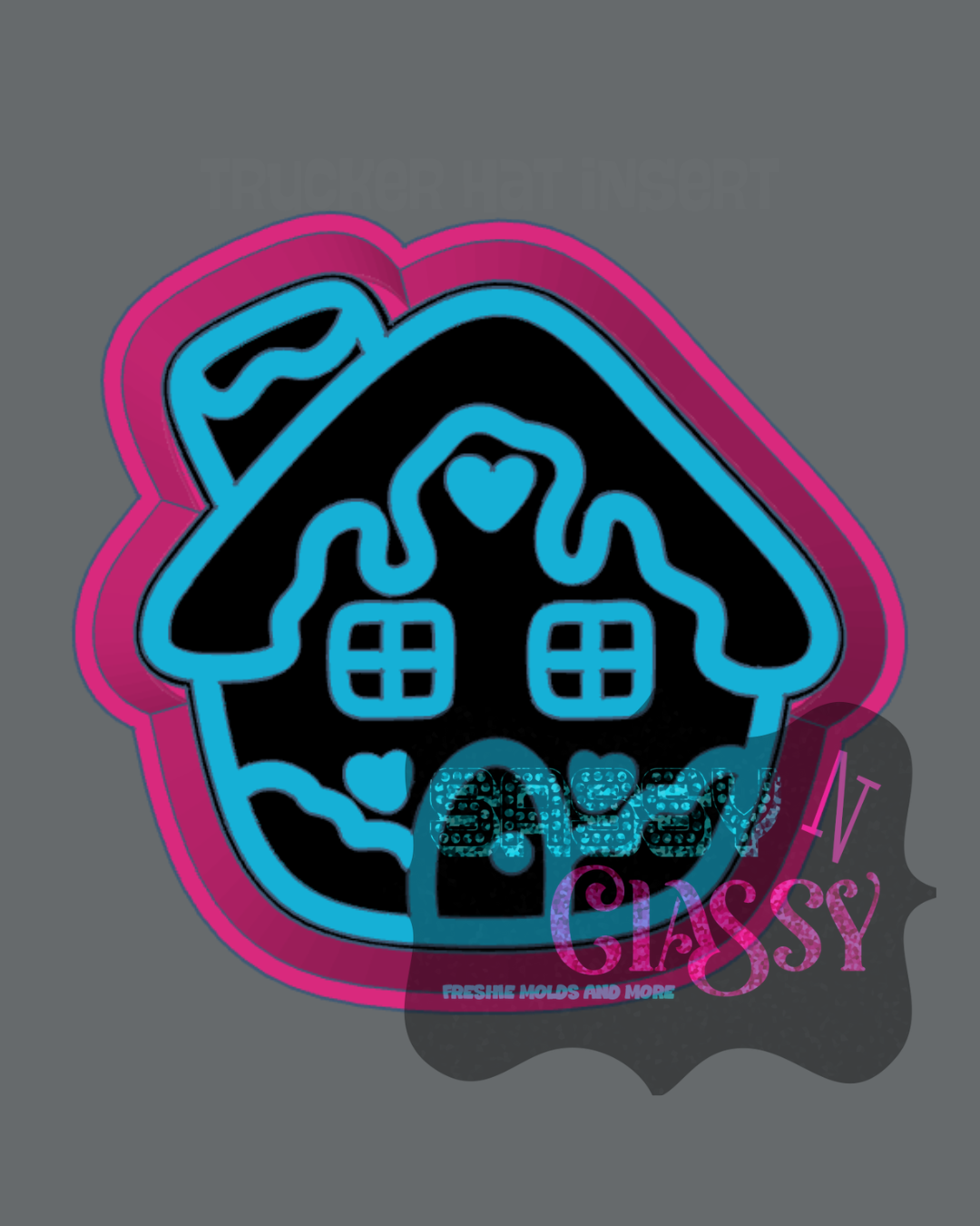 Gingerbread House Freshie Mold