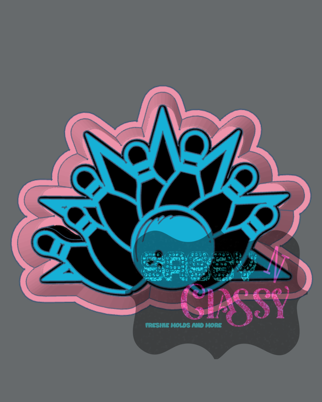 Bowling Freshie Mold