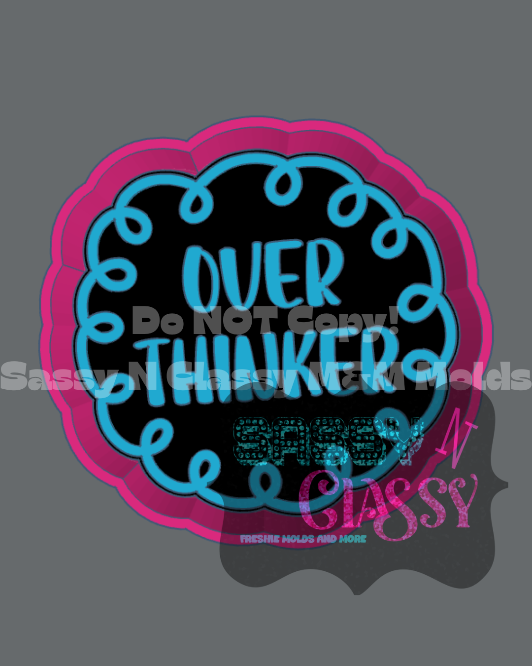 Overthinker Freshie Mold