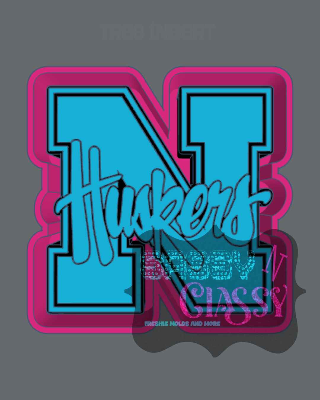 Huskers Freshie Mold