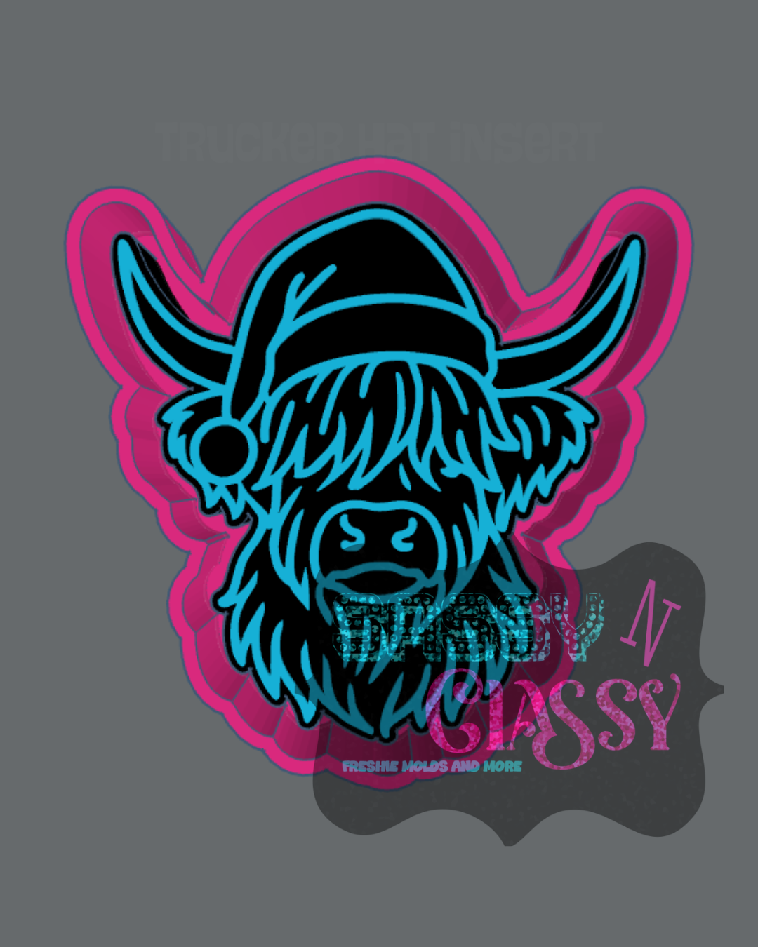 Santa Highland Freshie Mold