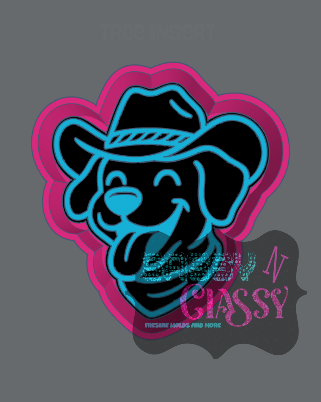 Cowboy Pup Freshie Mold