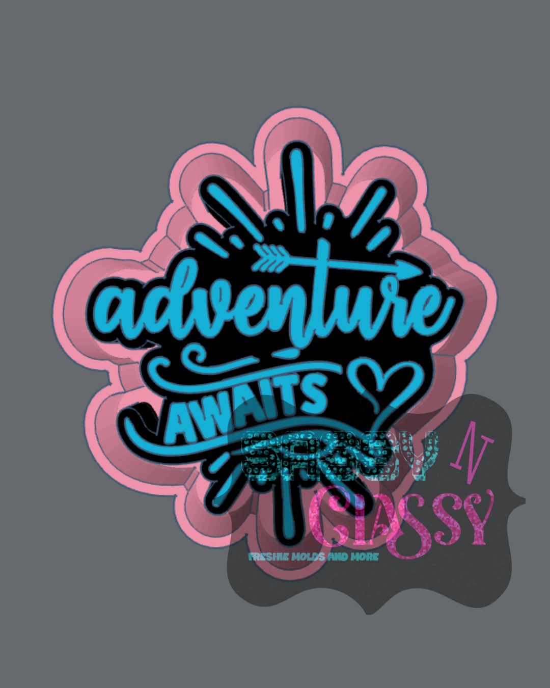 Adventure Awaits Freshie Mold