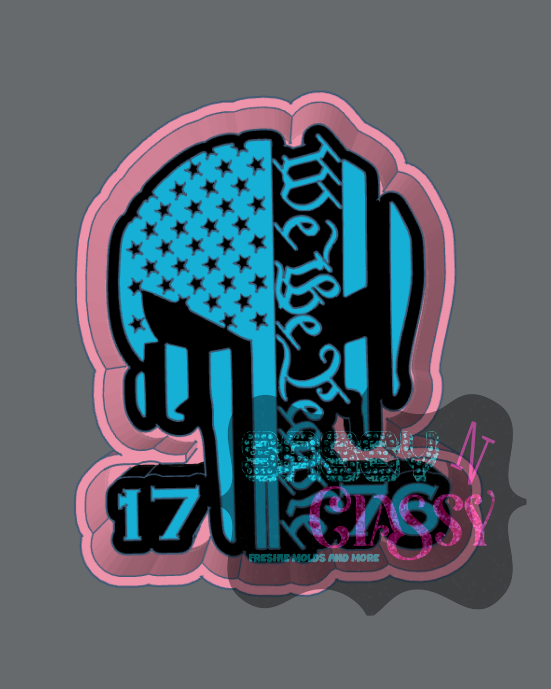 We The People 1776 Freshie Mold