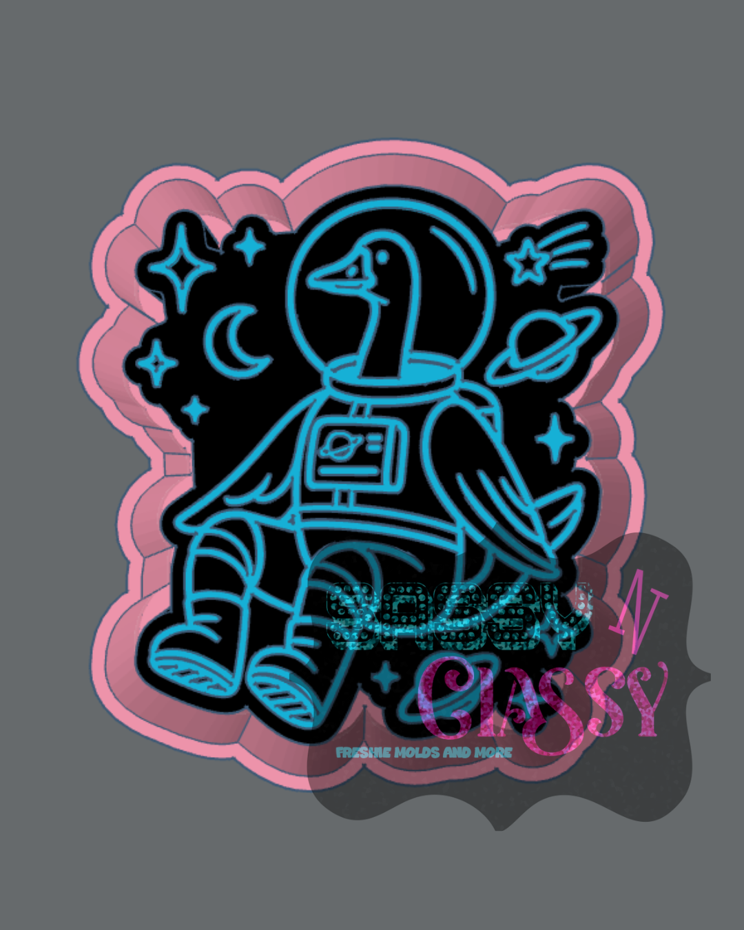 Space Goose Freshie Mold