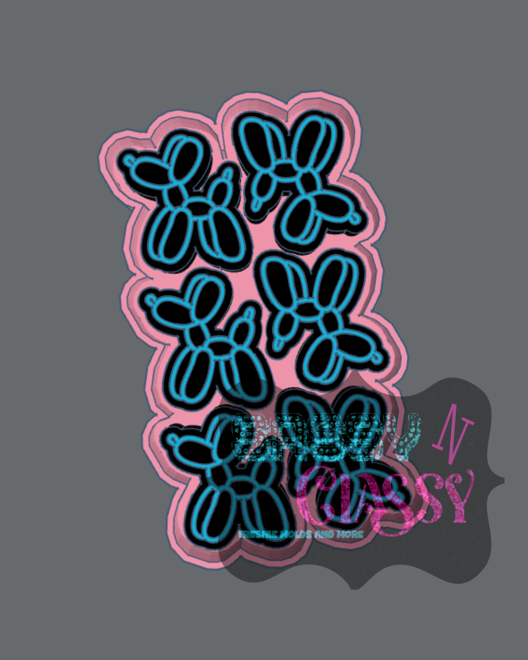 Balloon Dog Wax Melt Mold