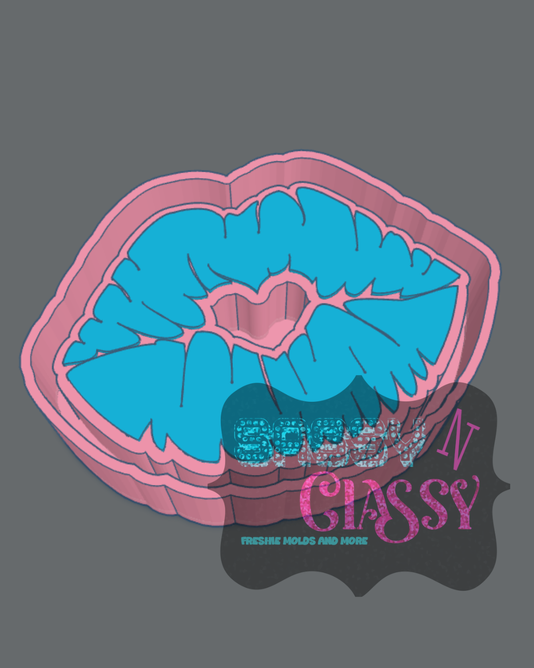 Heart Kiss Freshie Mold