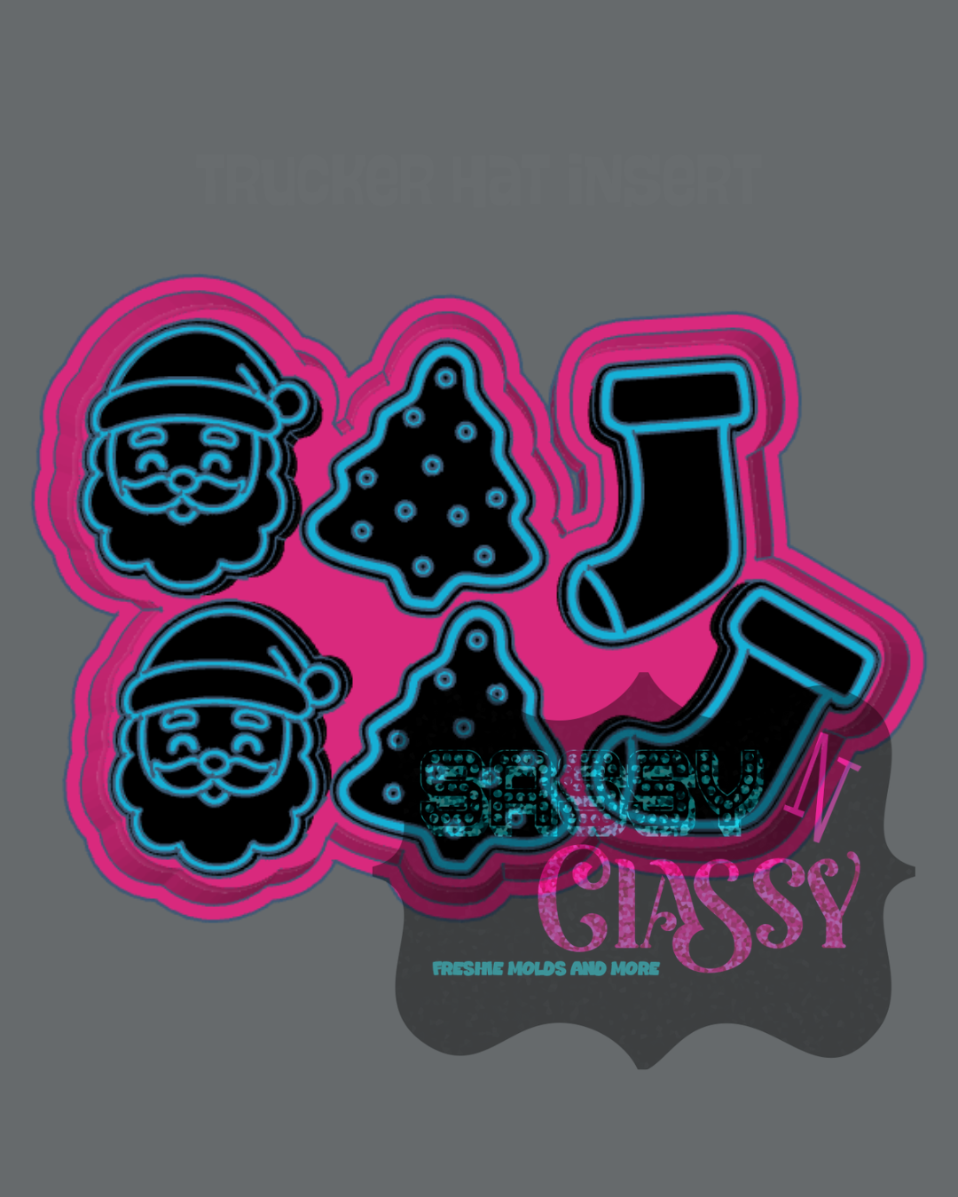 Christmas Wax Melt Mold