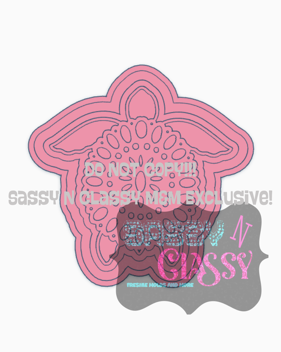 Turquoise Turtle Freshie Mold