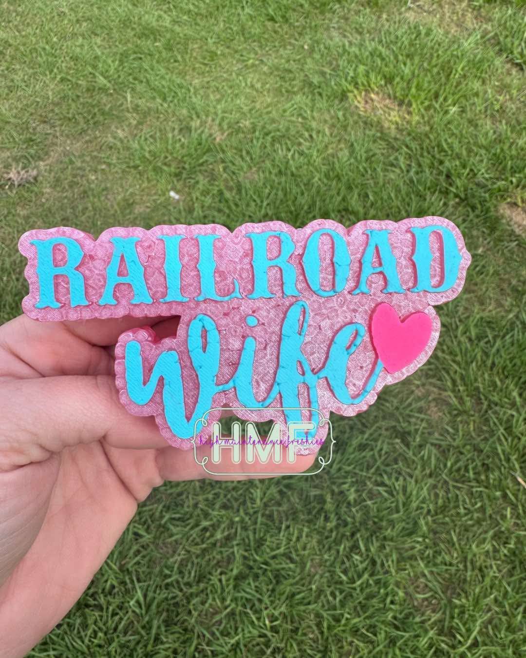 Railroad Wife Freshie Mold