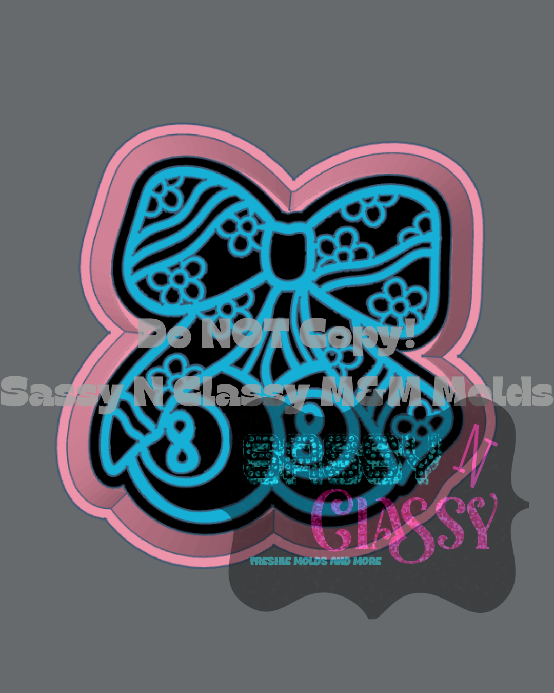 8 Ball Cherries with Groovy Bow Freshie Mold