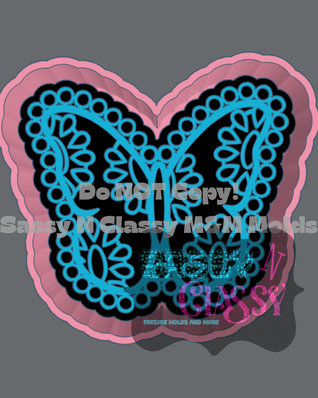Western Butterfly Freshie Mold