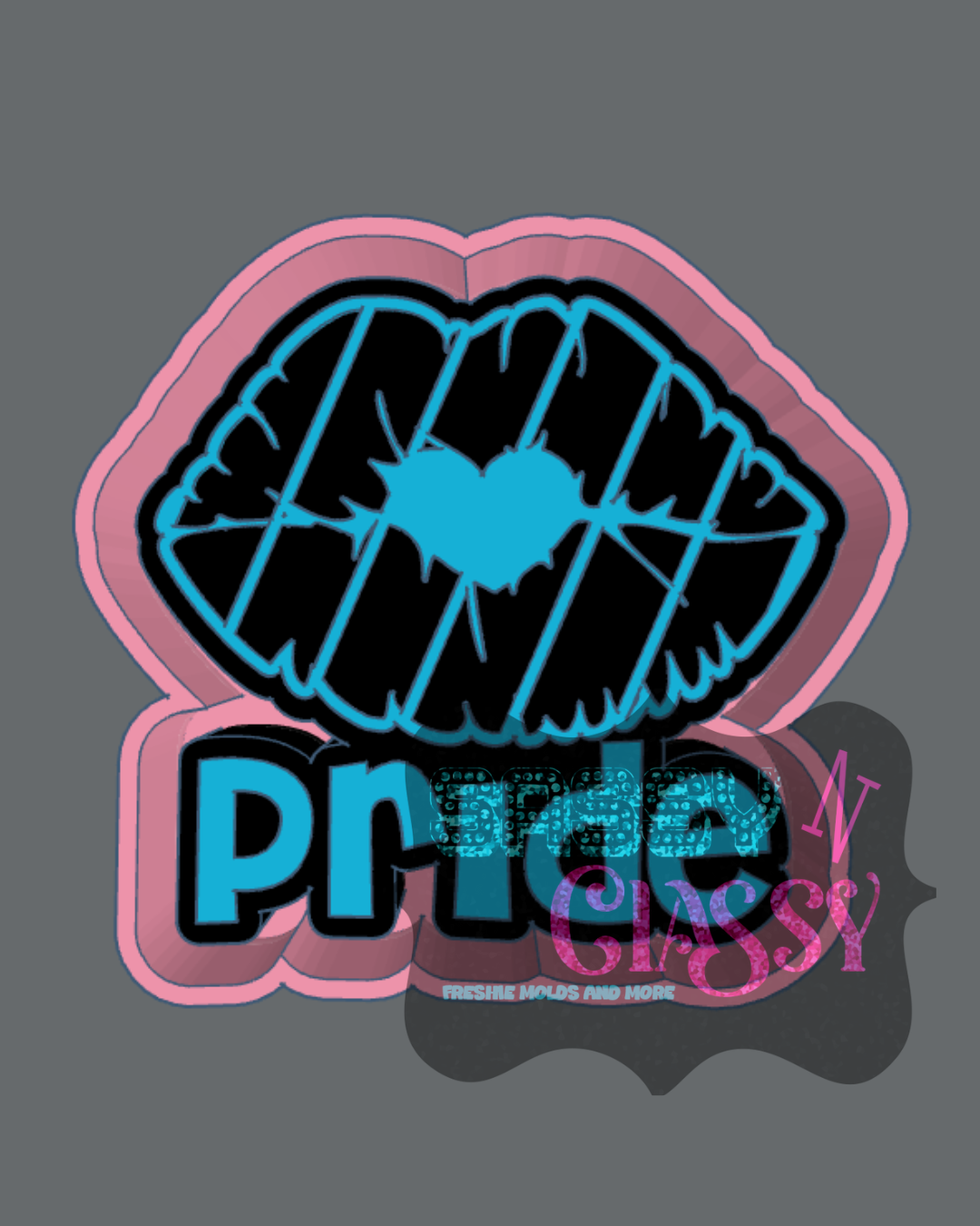 Pride Lips Freshie Mold