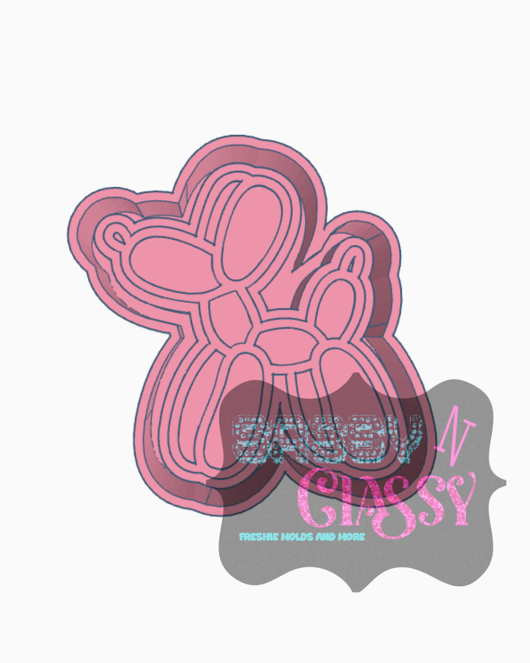 Balloon Dog Freshie Mold