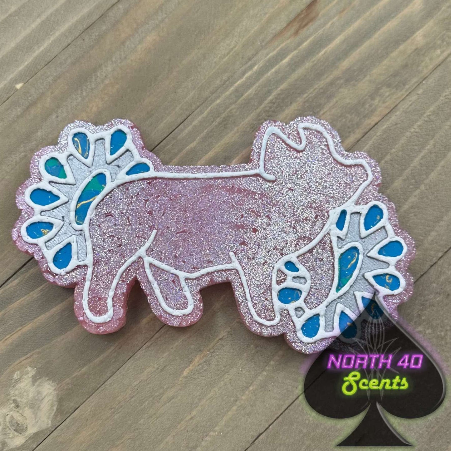 Pig with Conchos Freshie Mold