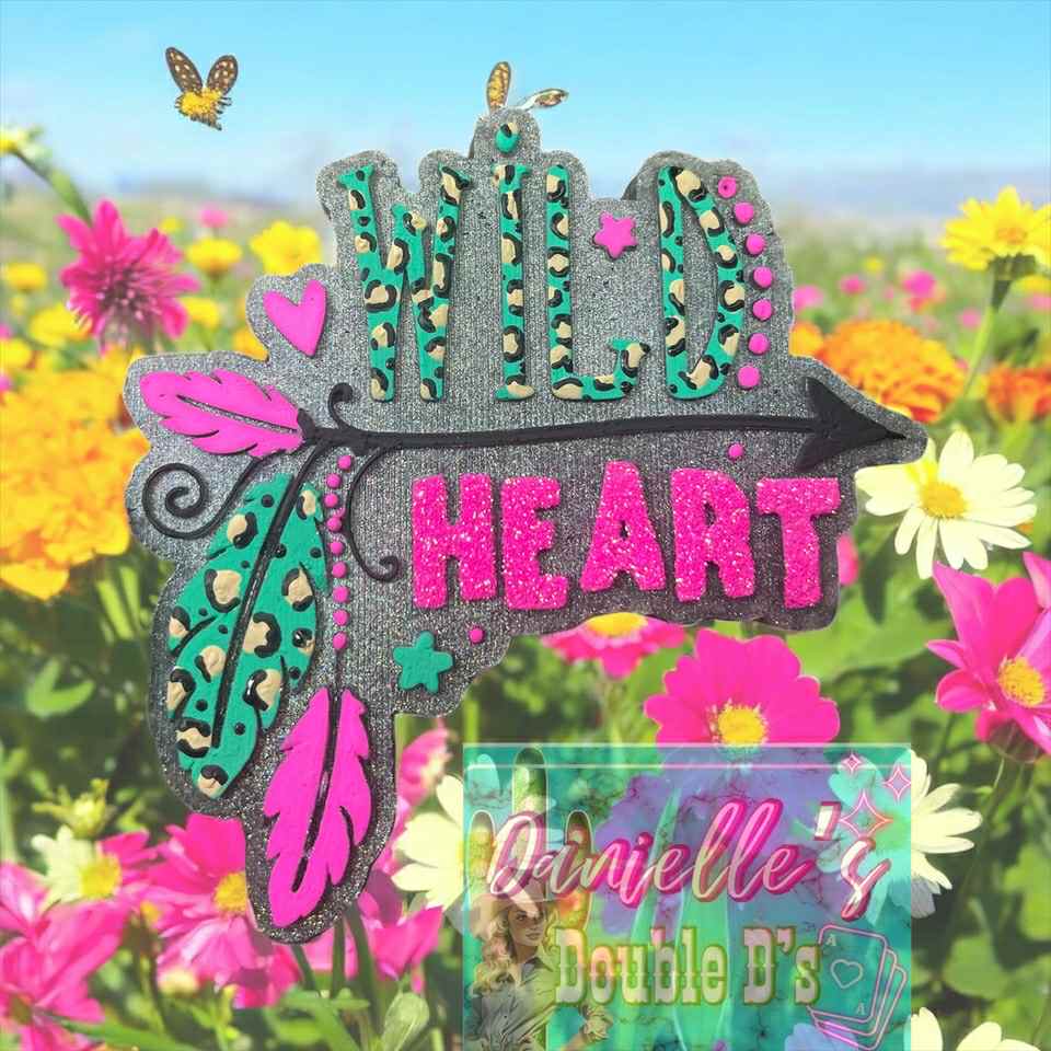 Wild Heart Freshie Mold