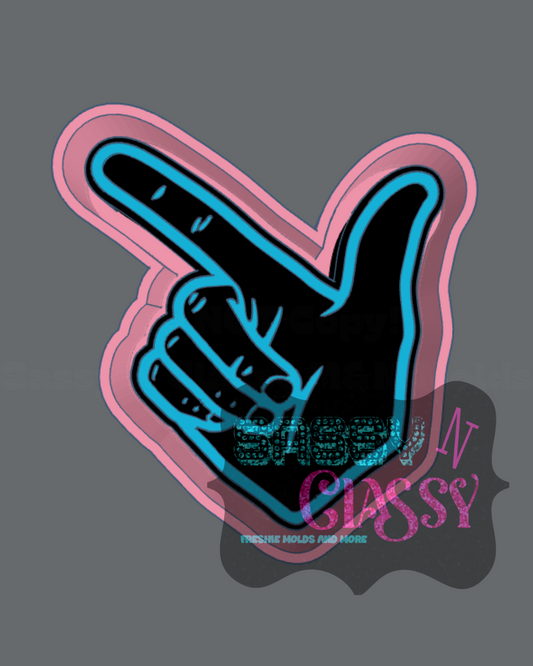 Guns Up Freshie Mold