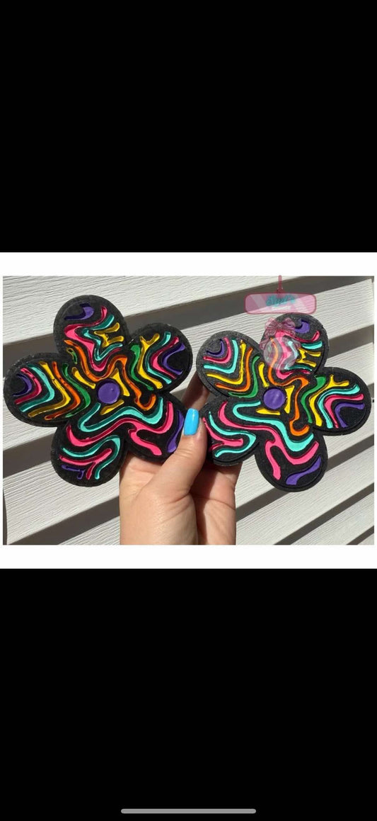 Groovy Flower Vent Freshie Mold