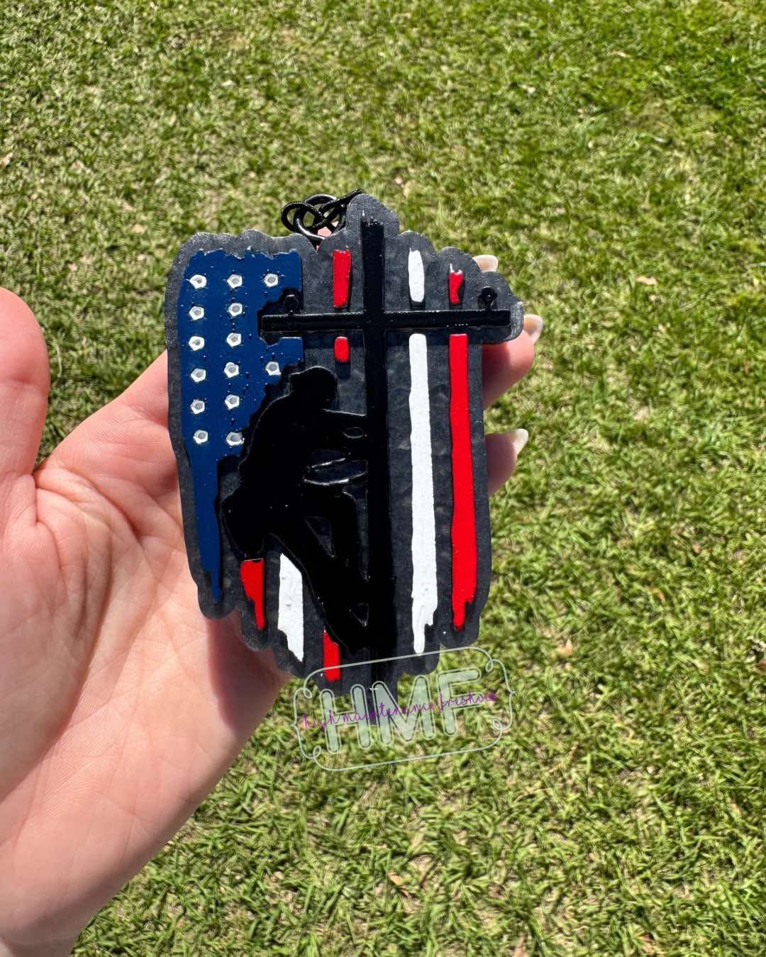 Lineman Flag Freshie Mold