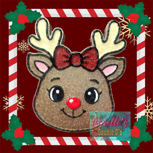 Girlie Reindeer Freshie Mold